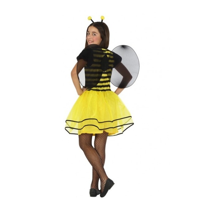 Foto lateral/trasera del modelo de abeja con tutú