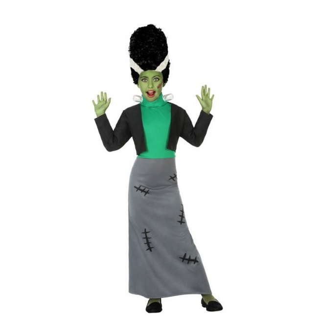 Vista principal del disfraz de Frankenstein en tallas 3 a 12 años