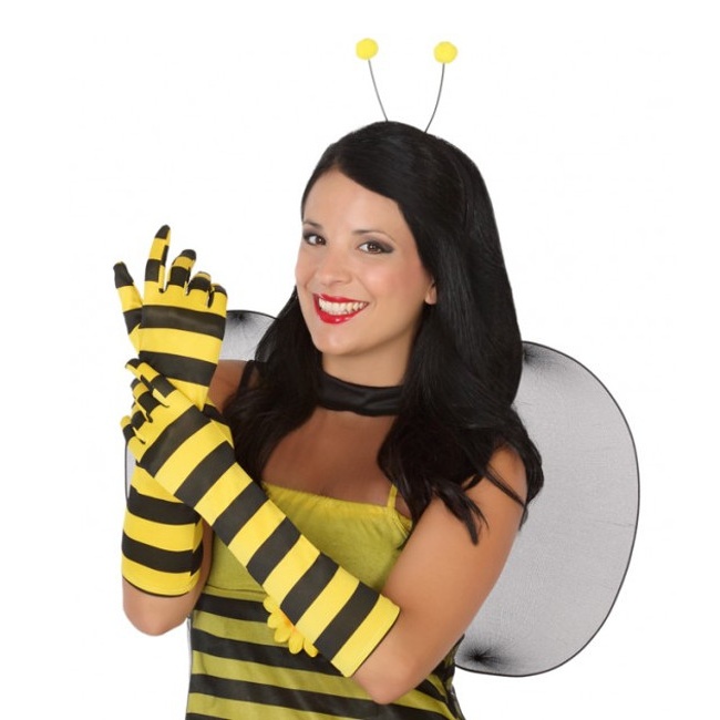 Vista principal del guantes largos de abeja