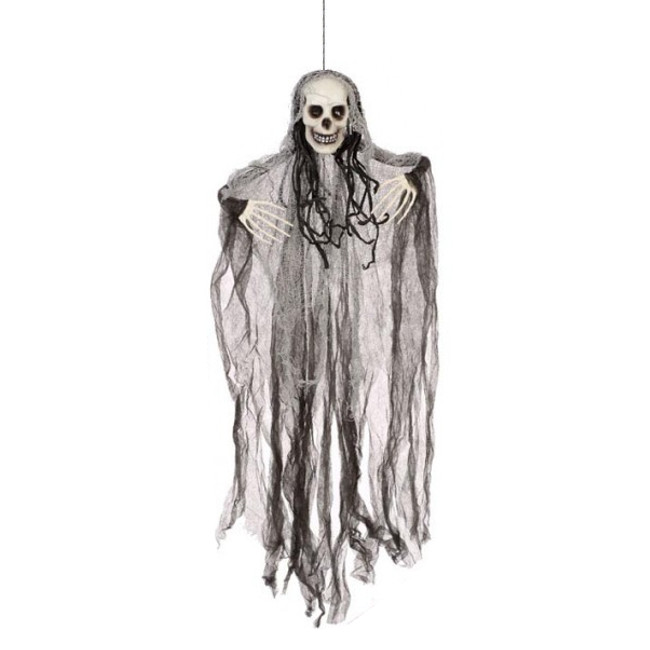 Vista principal del colgante de esqueleto fantasma en stock