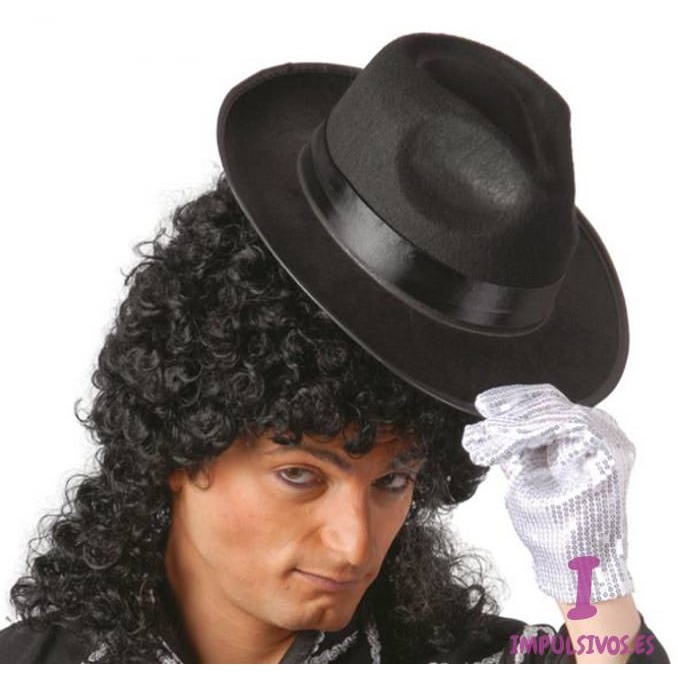 Vista principal del sombrero de Michael Jackson en stock