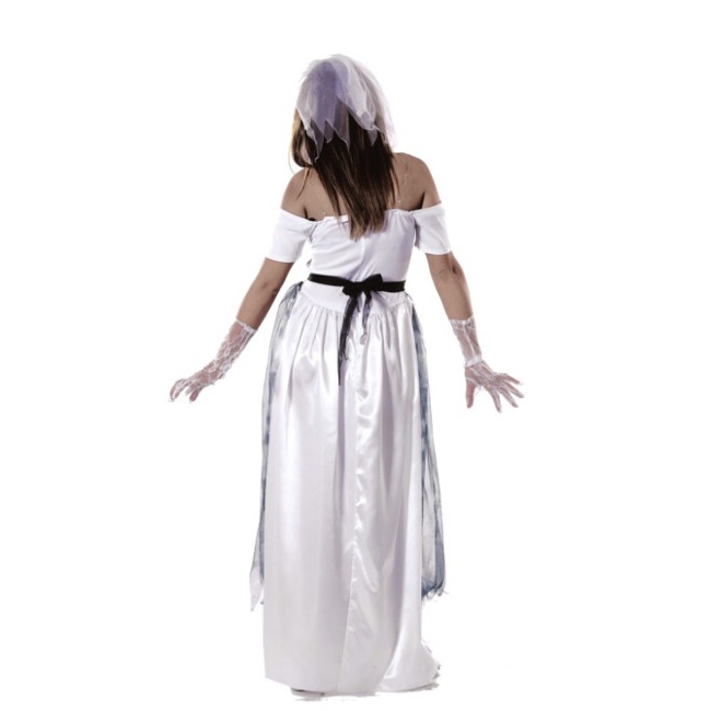 Foto lateral/trasera del modelo de novia fantasma