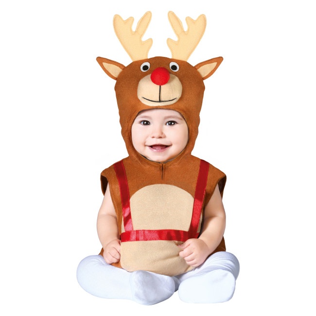 página aeropuerto áspero Disfraz de reno de Navidad para bebé por 12,50 €
