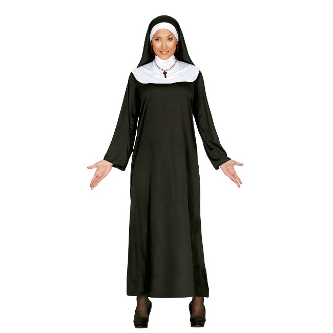 sustantivo plato espontáneo Disfraz de monja para mujer por 14,95 €