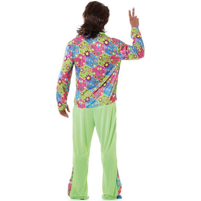 Encommium escalada evaporación Disfraz de hippie flower power para hombre por 20,50 €