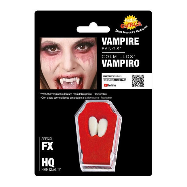 VID COLMILLOS VAMPIRO BRILLO c6 B-250 UDS.BOLSA