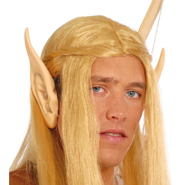 Vista frontal del orejas puntiagudas de elfo en stock