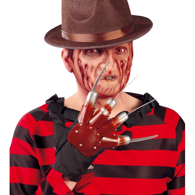 Foto detallada de guante de asesino Freddy