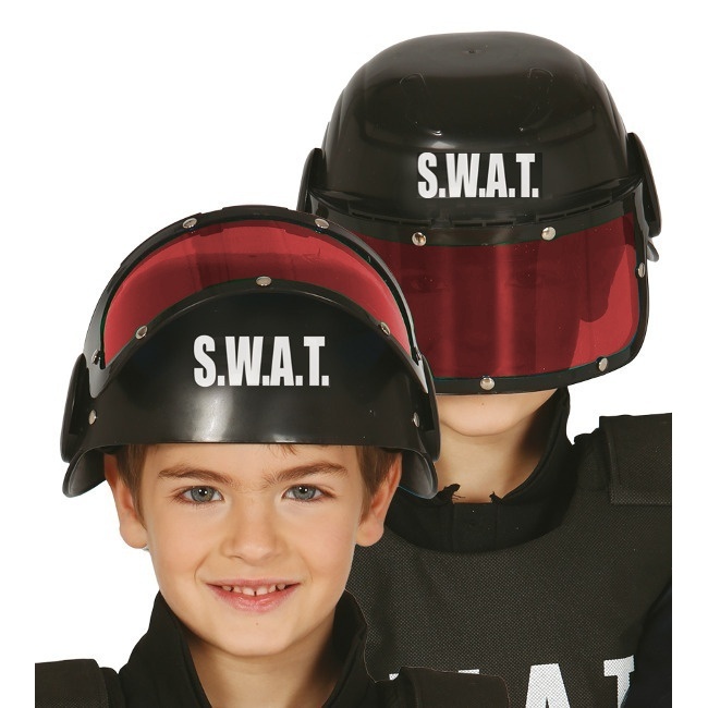 Vista principal del casco de SWAT - 58 cm en stock