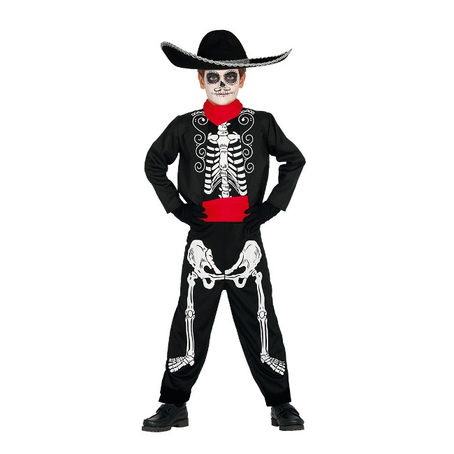 Disfraz de esqueleto Catrina para niño por 23,25 €