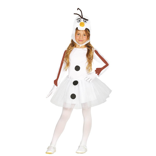 Frotar Delicioso Silenciosamente Disfraz de muñeco de nieve para niña por 15,75 €