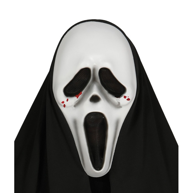 Vista delantera del máscara de asesino Scream