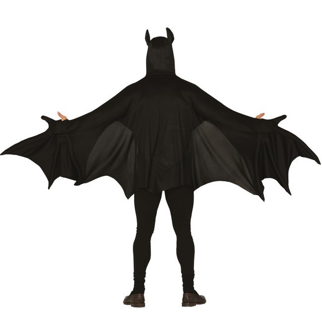 Foto lateral/trasera del modelo de murciélago negro