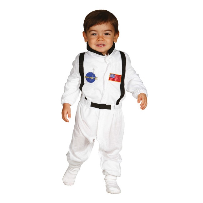 Vista principal del disfraz de astronauta en tallas 12 a 24 meses