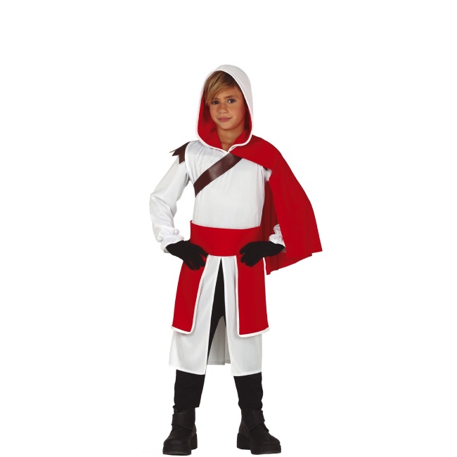 Vista principal del disfraz de Assassin's Creed infantil en tallas 5 a 12 años