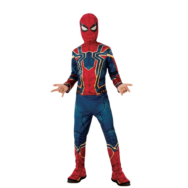 Vista principal del disfraz de Spiderman de Endgame en tallas 4-6 a 10 años)