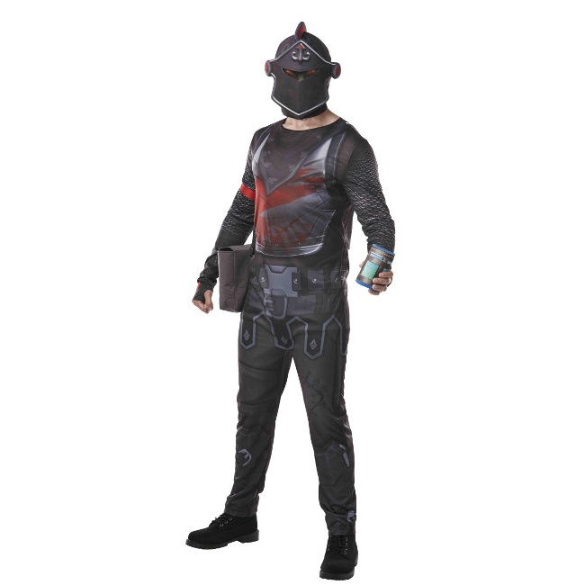 Vista principal del disfraz de Black Knight Fortnite en stock