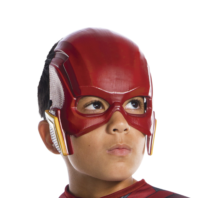 Vista principal del máscara de Flash La Liga de la Justicia infantil en stock