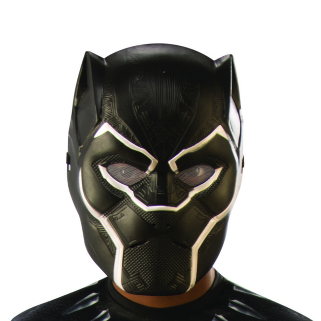 Vista delantera del máscara de Black Panther infantil