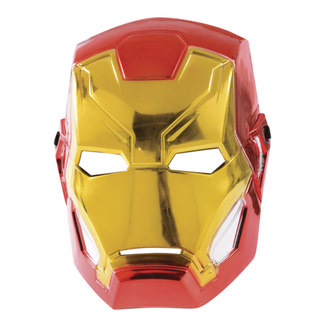 Vista principal del máscara de Iron Man en stock
