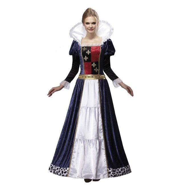 Disfraz de rey medieval de lujo para mujer por 36,25 €