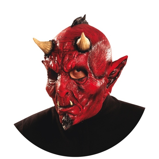 Vista principal del máscara de diablo en stock