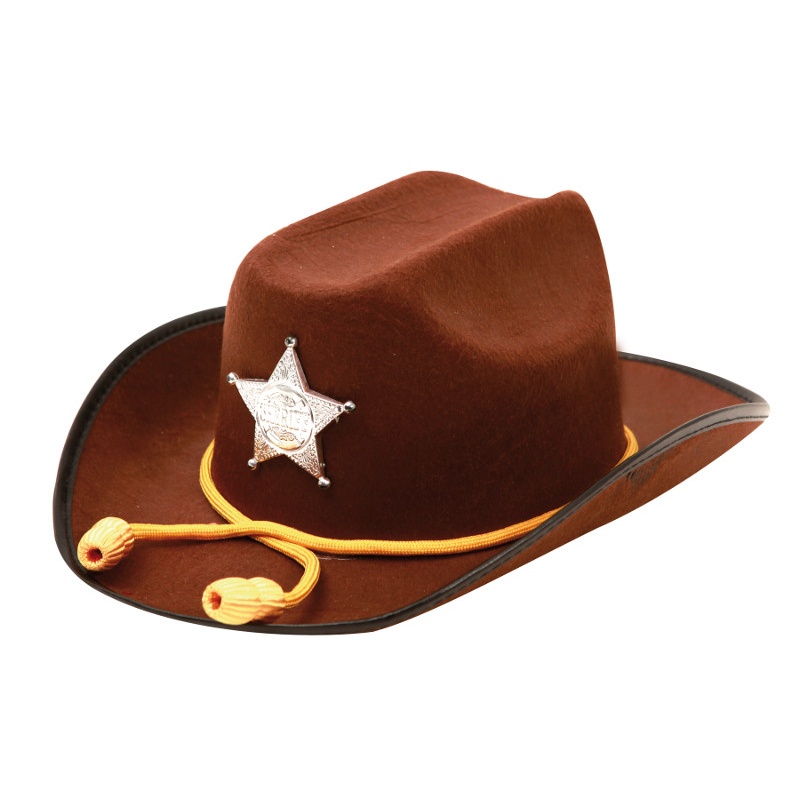 Vista principal del sombrero de Sheriff