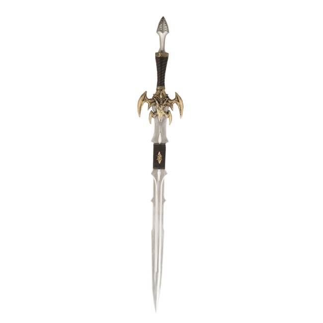 Vista frontal del espada larga de guerrero medieval de foam - 1,10 m en stock