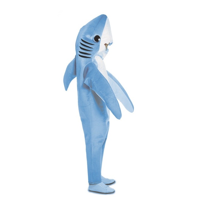 Foto lateral/trasera del modelo de tiburón