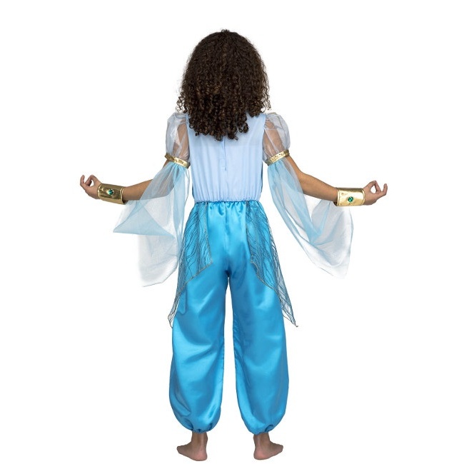 cortina Desenmarañar hospital Disfraz de princesa árabe azul para niña por 26,50 €
