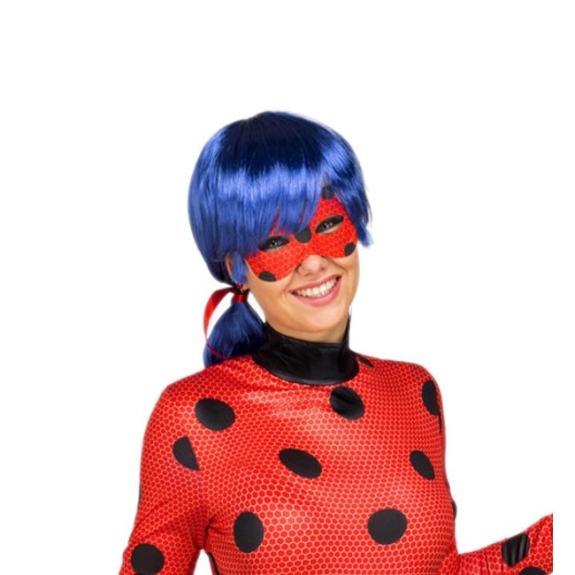 Decremento compensación globo Peluca y antifaz de Ladybug para mujer por 15,50 €