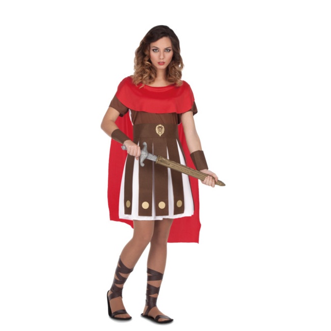 borde guía caricia Disfraz de romano imperial para mujer por 19,75 €