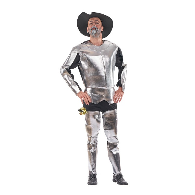 Vista principal del disfraz de Don Quijote de la Mancha en talla M-L