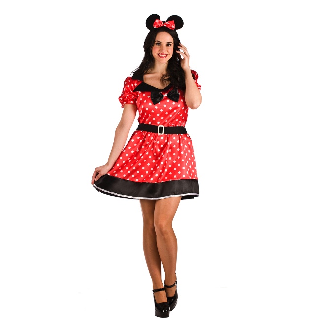 Shuraba impulso oriental Disfraz de ratoncita minnie con orejas para mujer por 15,25 €