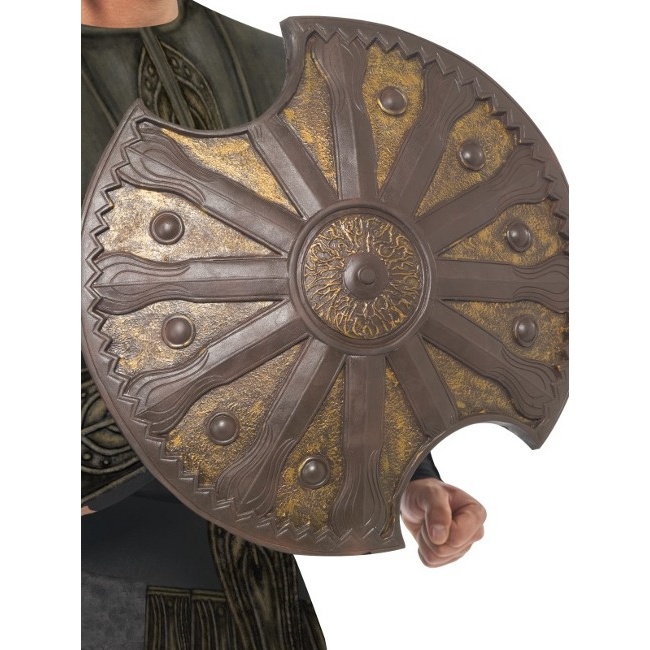 Vista delantera del escudo de guerrero de la Antigüedad de lujo - 47,5 cm en stock