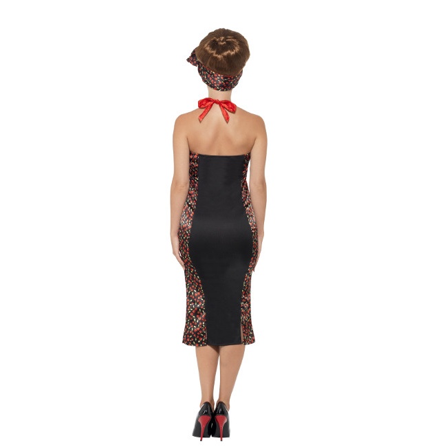 Disfraz de Vestido Rockabilly Años 50 para mujer