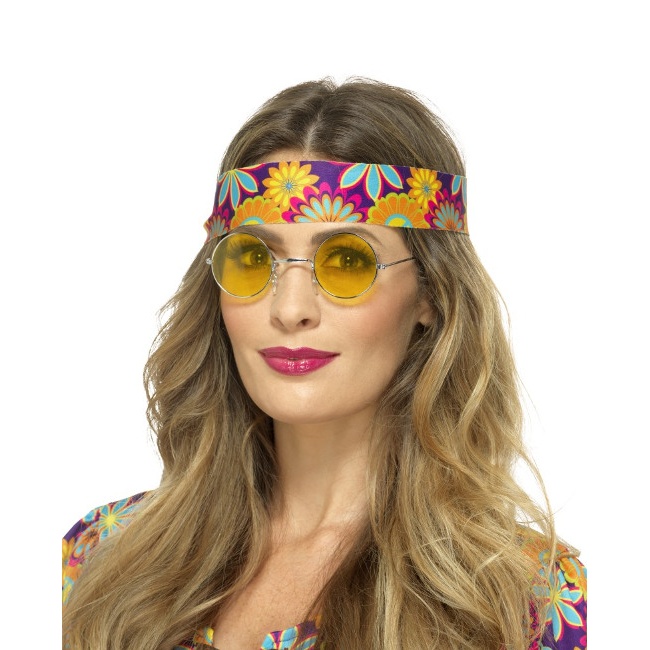 Gafas hippie amarillas 2,50