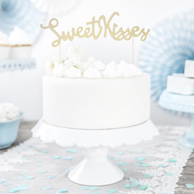 Foto detallada de topper para tarta de Sweet Kisses - 1 unidad