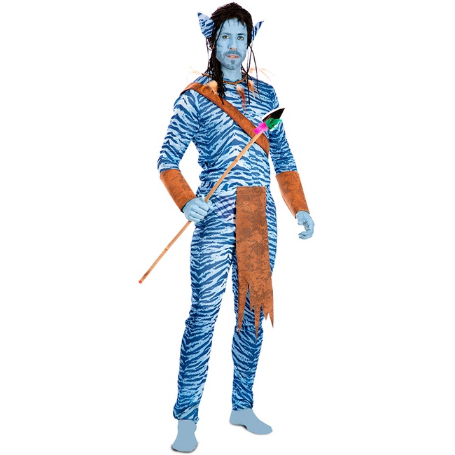 Vista principal del disfraz de Avatar disponible también en talla XL