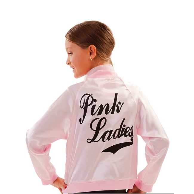 Foto lateral/trasera del modelo de pink ladies con pantalones