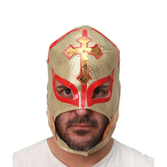 Vista principal del máscara dorada de lucha libre