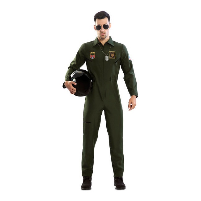 Vista principal del disfraz de piloto de caza Air Force