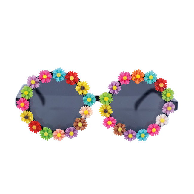 Salida hacia Marte Quejar Gafas hippies con flores multicolor por 4,00 €