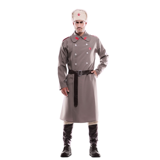 Disfraz de militar ruso para hombre por 30,50 €