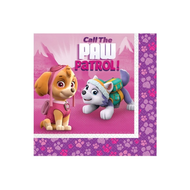 Servilletas de Patrulla Canina Cumpleaños 33cm (16 uds.)