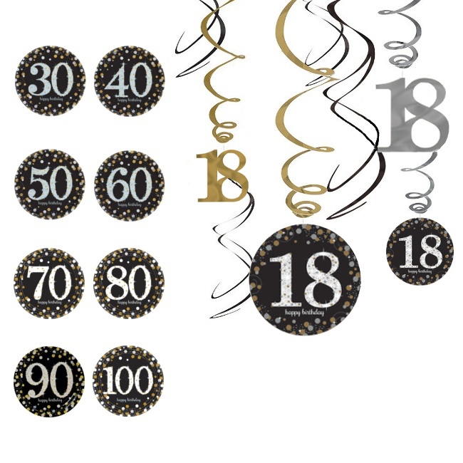 Vista frontal del colgantes decorativos de Burbujas de Champagne - 12 unidades en stock