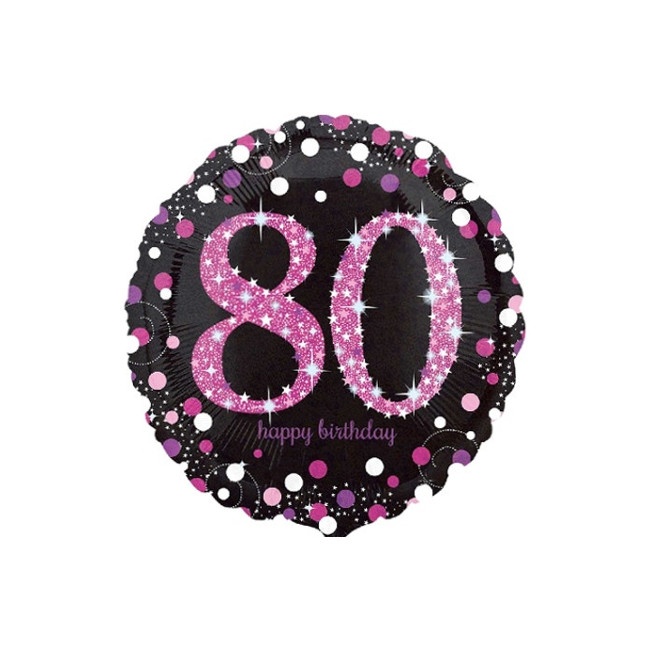 Vista principal del globo de Pink Birthday en stock