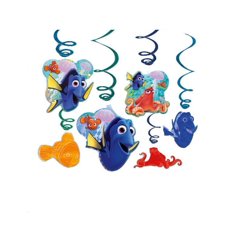 Colgantes decorativos de Buscando a Dory - 6 unidades