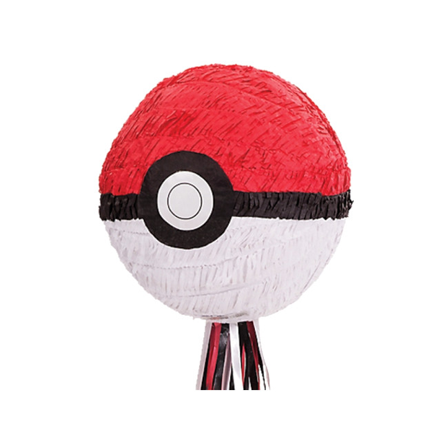 Vista delantera del piñata 3D de Pokemon de 26 x 32 x 26 cm