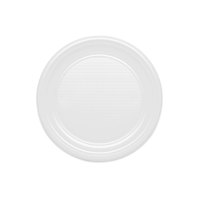 Vista principal del platos redondos blancos de 22 cm - Maxi products - 10 unidades en stock